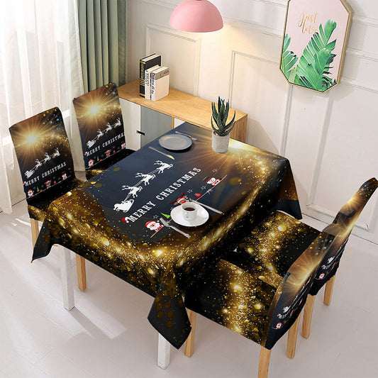 Kerst Tafelkleed met Feestelijk Design – Tafeldecoratie voor Kerst