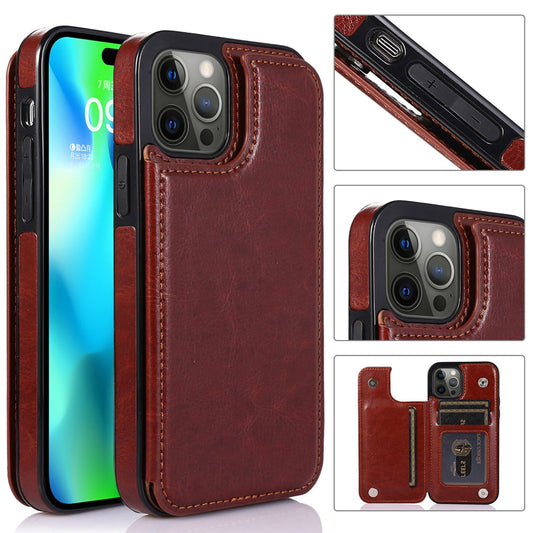 Luxe Telefoonhoes met Kaartvakken – Magnetische Sluiting
