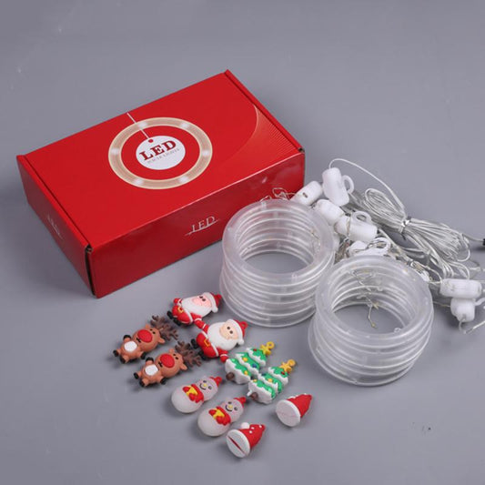 TwinkleJoy Kerstverlichting – LED-lampjeslijn met feestelijke figuren