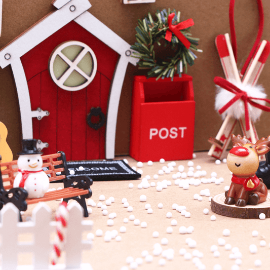 Fleur Kerstminiaturen – 19-delige Poppenhuis Decoratieset