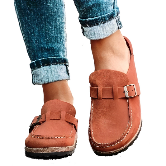 HerLinde Comfort Sandalen Dames Verstelbaar Suède Kork Voetbed