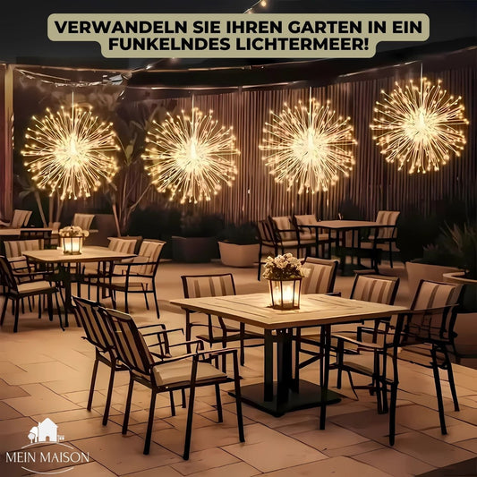 Saar Solar Tuinverlichting – 4-delige LED Buitenlampen met 8 Lichtmodi