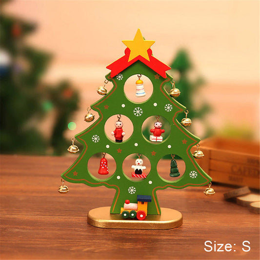 Kerstboomhoutje – Houten Kerstdecoratie DIY 11,5 cm