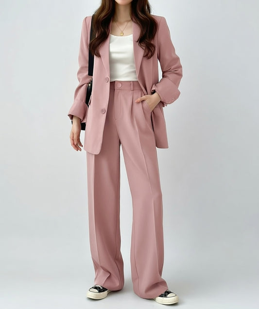 Velandra Dames Pak – Elegant Tweedelig Pak met Blazer en Broek