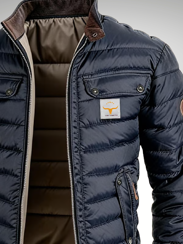 Heren Korte Winterjas KoudSter – Gewatteerd en Warm
