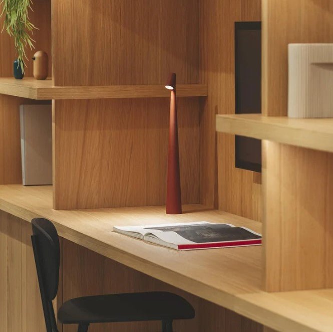 Draadloze LED Tafellamp – Scandinavisch Design met Touchbediening