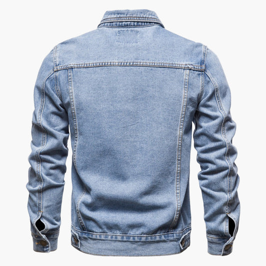 Heren Klassieke Jeansjack – Tijdloze Stijl voor Dagelijks Gebruik