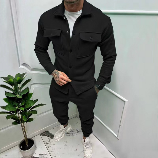 Rivano Katoenen Herenpak – Elegante jas en broek set