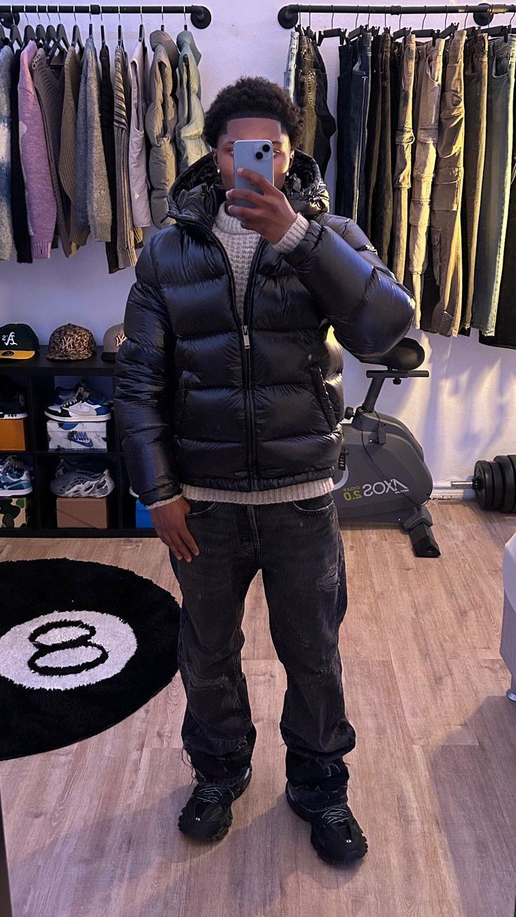 Arvid – Gewatteerde Heren Winterjas met Sherpa Voering