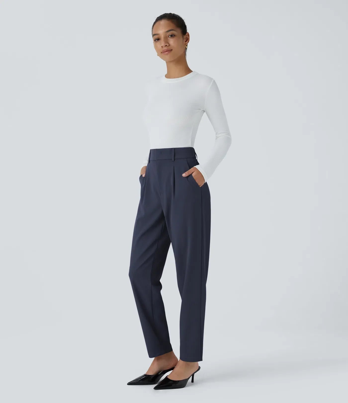TailleVorm Comfort Stretch Broek Dames Hoge Taille Elegance