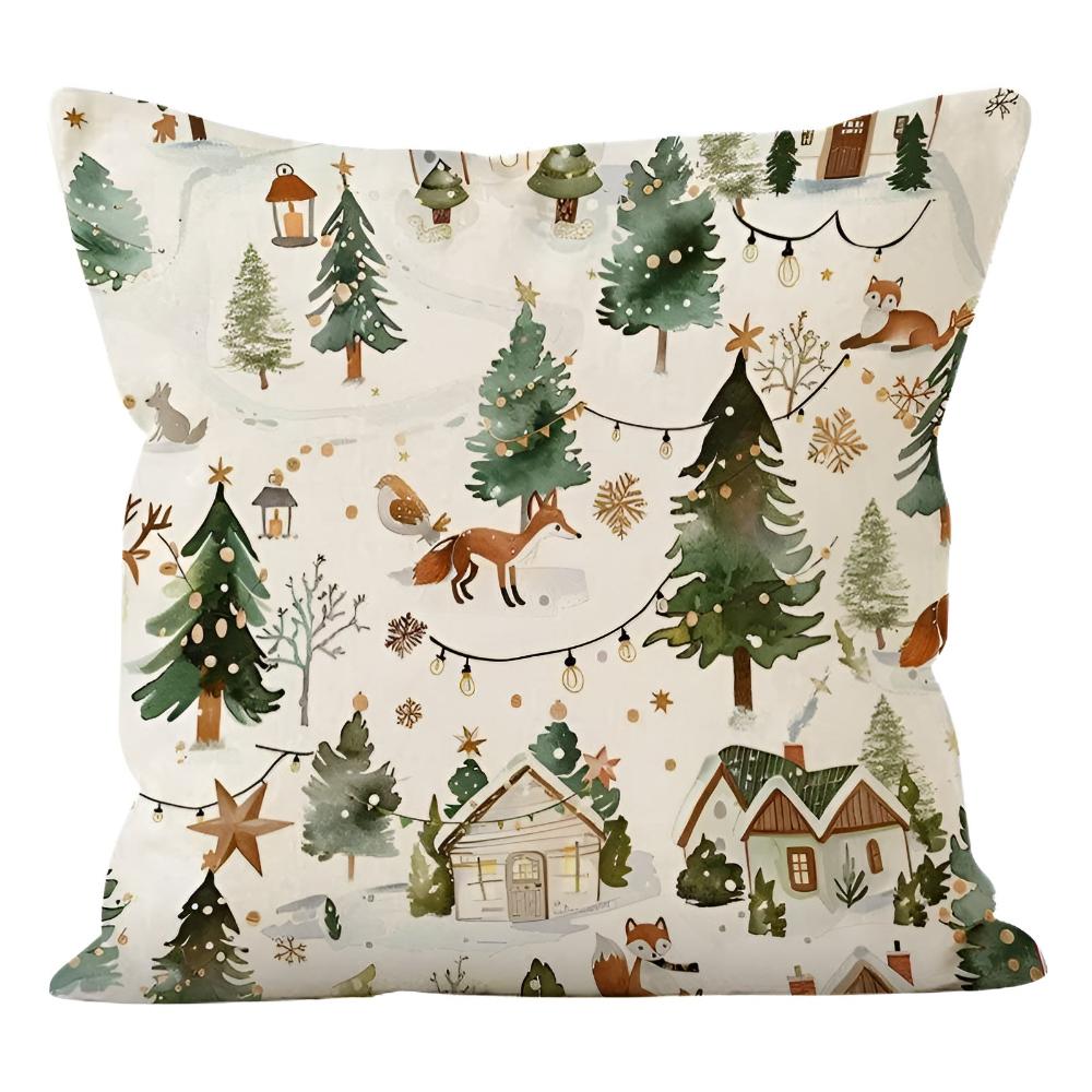 Winter Kerst Kussenhoes