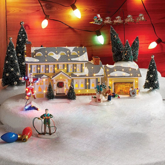 Winterdorpia Kerstdorp Decoratie van Hars – Huis en Kerstboom