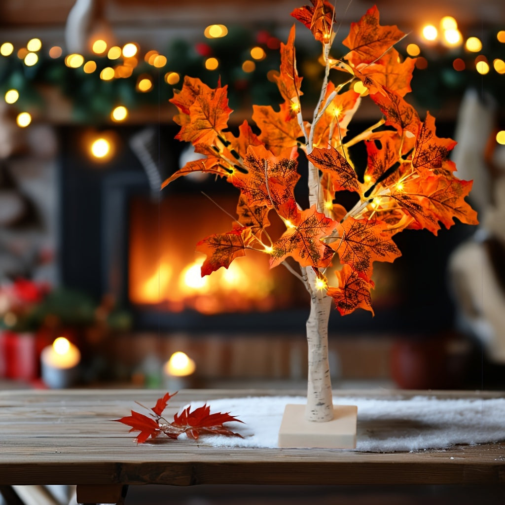 Herfstboom LED Tafellamp – Decoratieve Boom met Warm Wit Licht