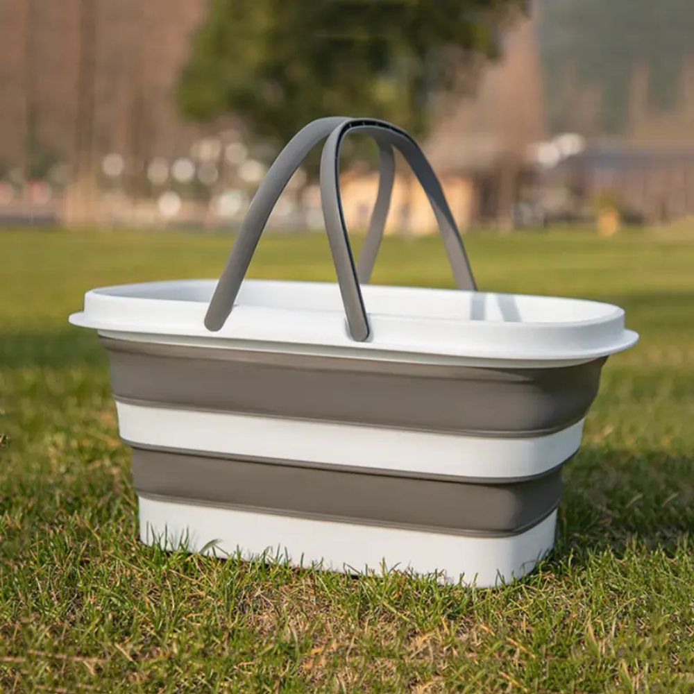 Opvouwbare Flexibele Mand voor Kamperen BBQ en Huishouden