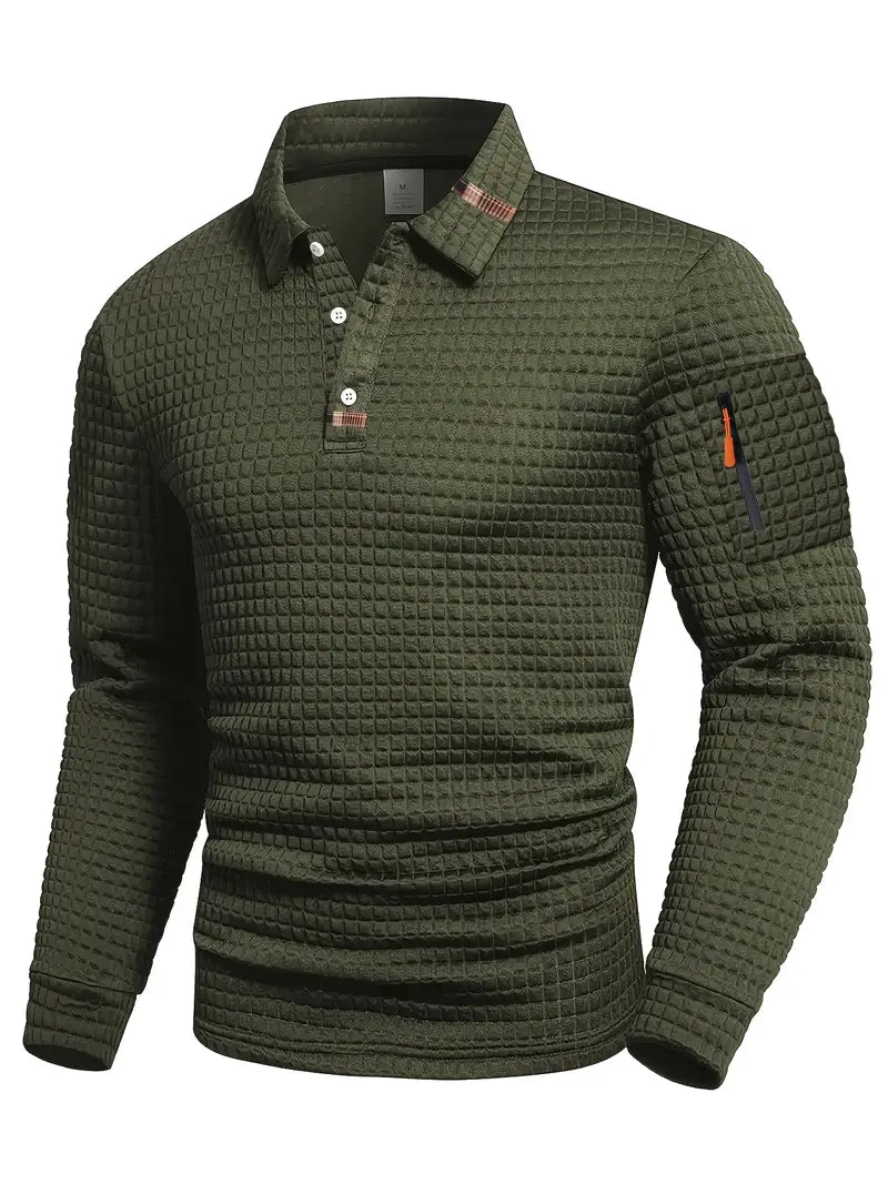 Herentrui Rensvik met Gewatteerde Details en Moderne Casual Stijl