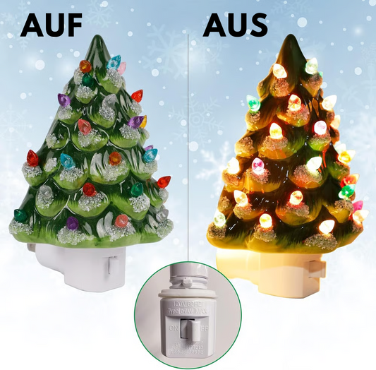 KerstGloed Kerstboom Nachtlamp met Kleurrijke Verlichting