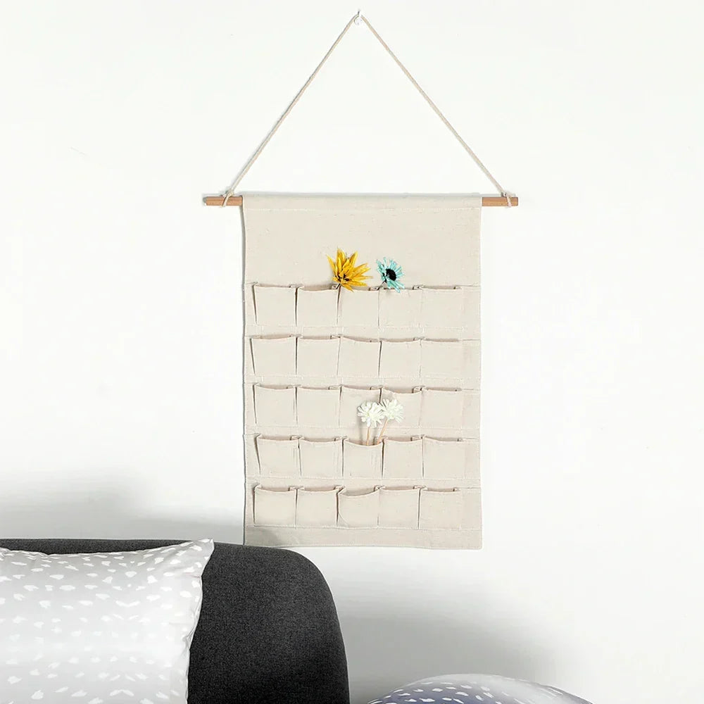 Fenna Adventskalender met 24 Vakjes – Herbruikbare Kerstdecoratie