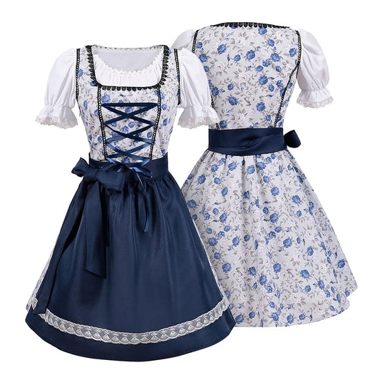 AlpenGlans Beierse Dirndl Jurk voor Oktoberfest en Feest