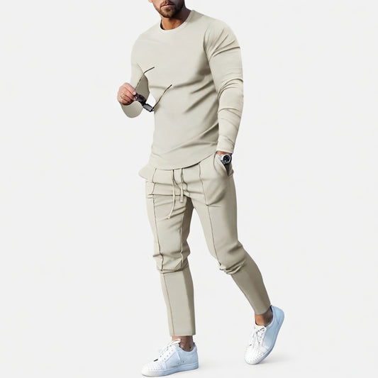 Norvian Heren Comfort Set met Elastische Taille en Relaxte Pasvorm