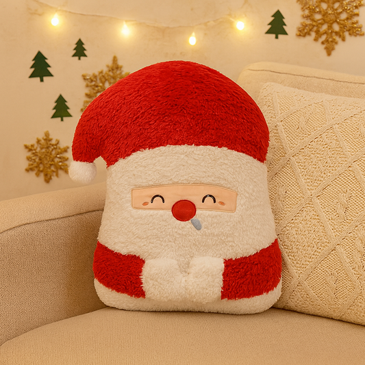 KerstKuss Knuffelkussen met Kerstfiguren – Feestelijke Decoratie