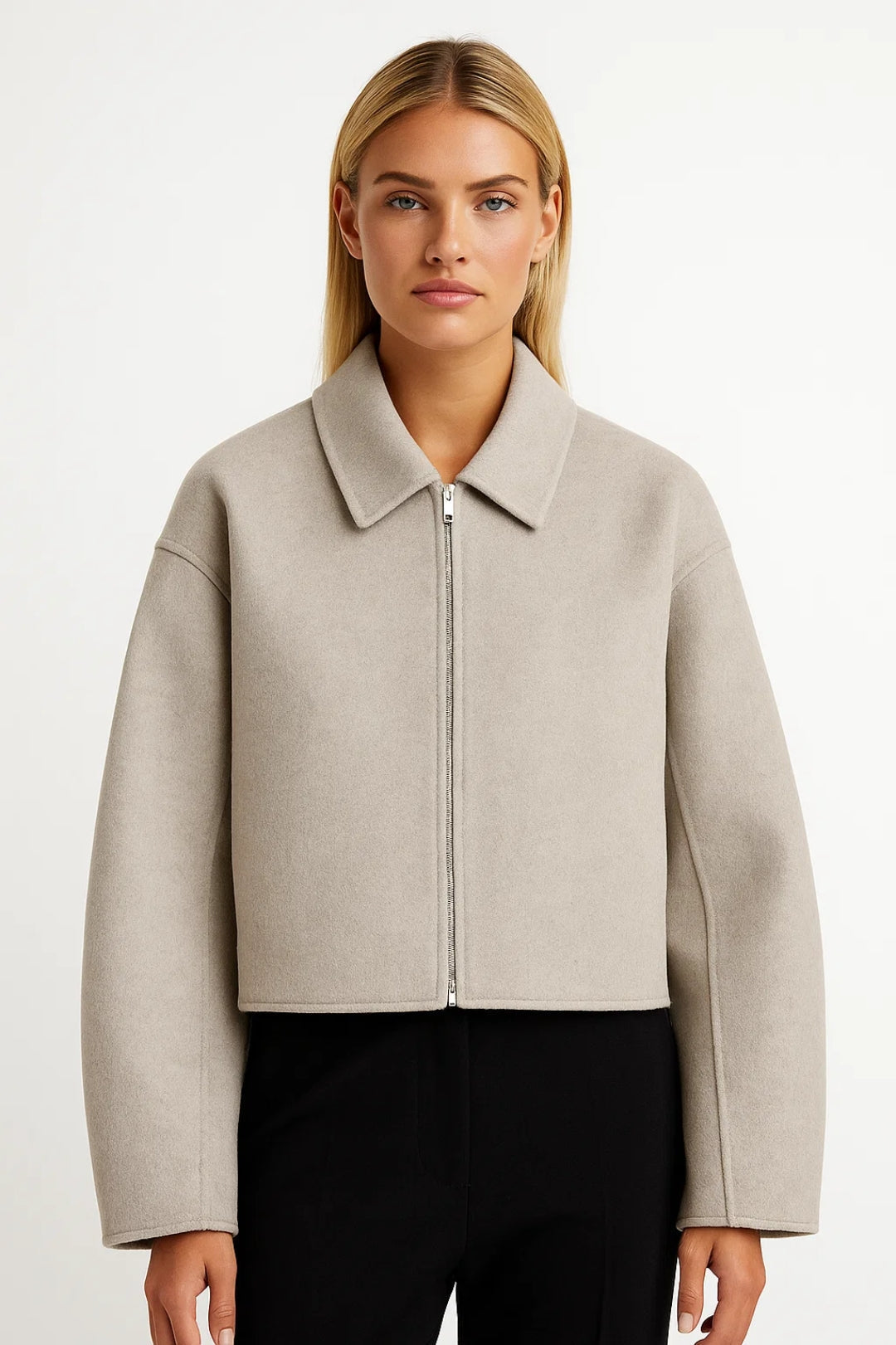 Dames Jas EleganteStijl – Minimalistisch en Tijdloos Model