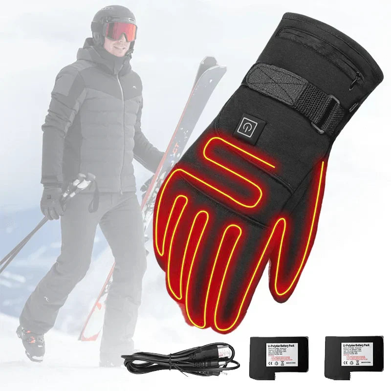 Warmtekracht Verwarmde Handschoenen – Waterdicht met 3 Warmtestanden