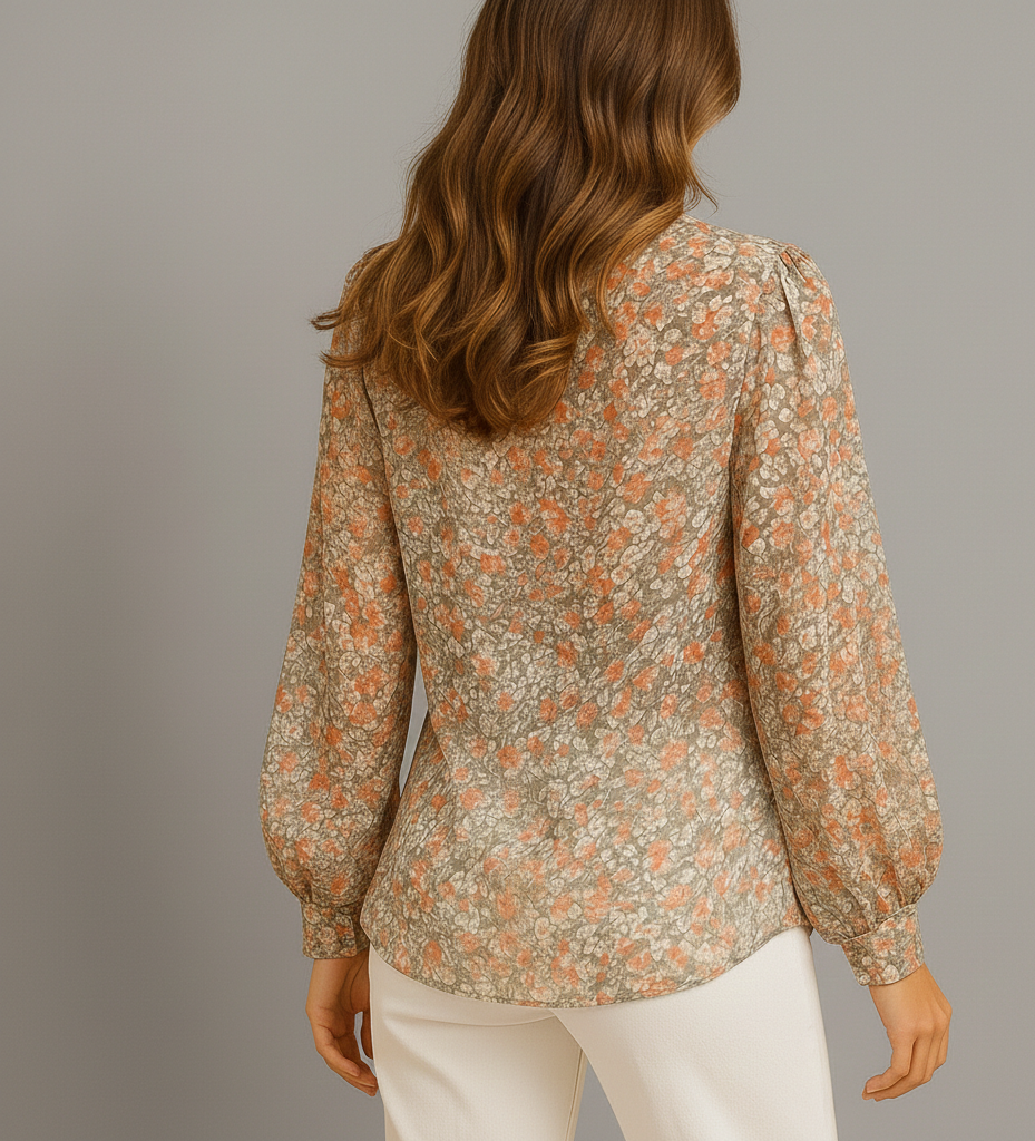 Elegante Damesblouse “Celestine” – Lange Mouwen & Flatterende Pasvorm