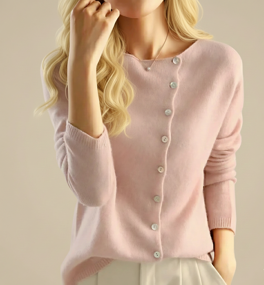 Elviora Elegant Damesvest van Wolmix voor Herfst en Winter