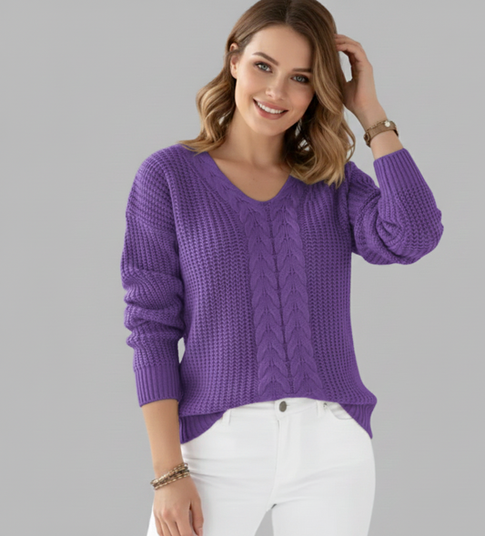 Nordica Gebreide Trui – Zacht Scandinavisch Breisel voor Elke Dag