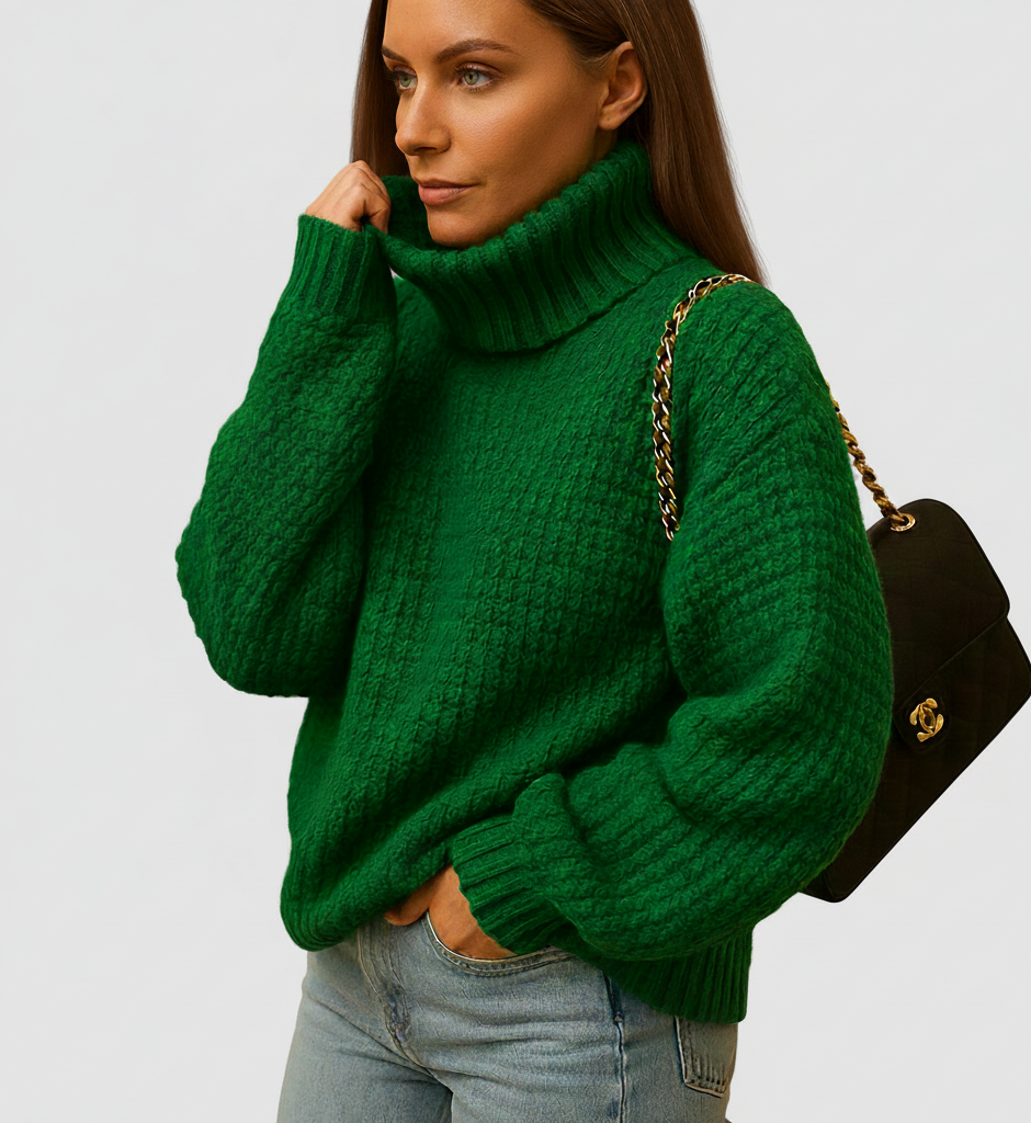 Noorlin | Warme Gebreide Damestrui – Comfortabele Tijdloze Pullove