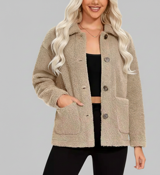 FjordSilhouet Warme Damesjas voor Herfst en Winter