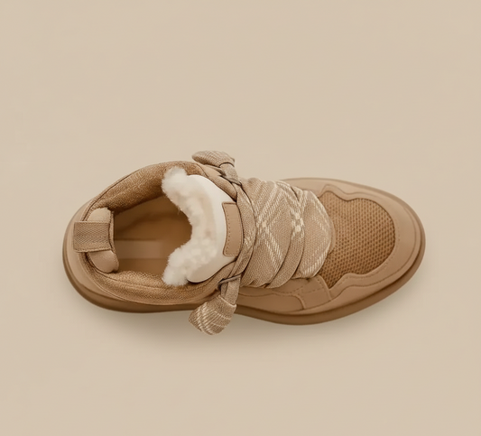 Livia Luxe Dames Winterlaarzen van Nappaleer met Warme Voering