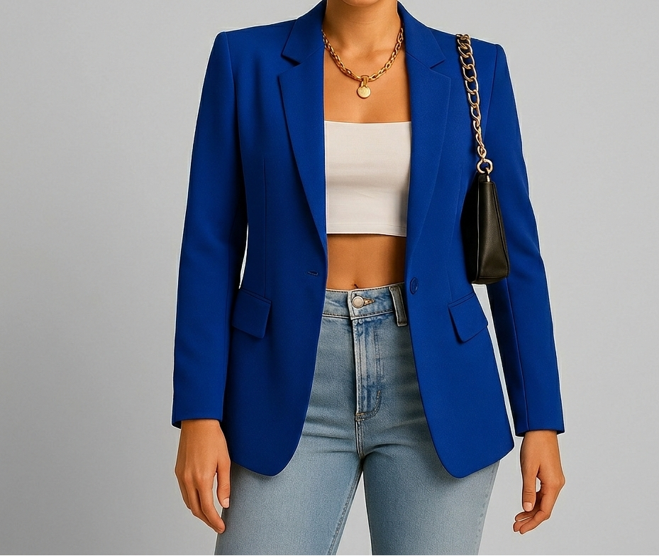 Valerique Getailleerde Dames Blazer met Tijdloos Design
