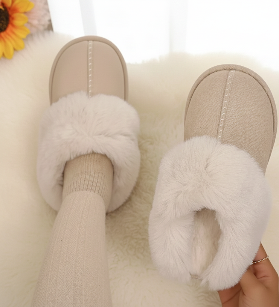 KnusWarm Damespantoffels LuxeVoering – Warme en Comfortabele Huissloffen