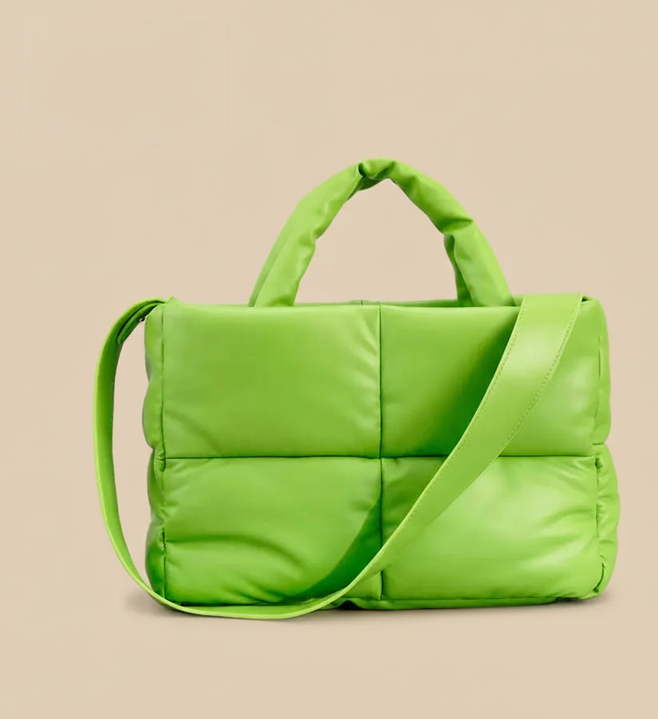 Nova Puffer Schoudertas voor Dagelijks Gebruik en Comfort