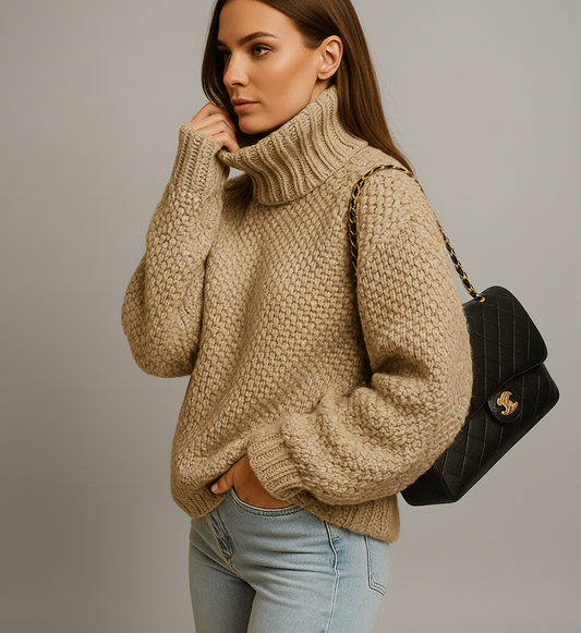 Noorlin | Warme Gebreide Damestrui – Comfortabele Tijdloze Pullove