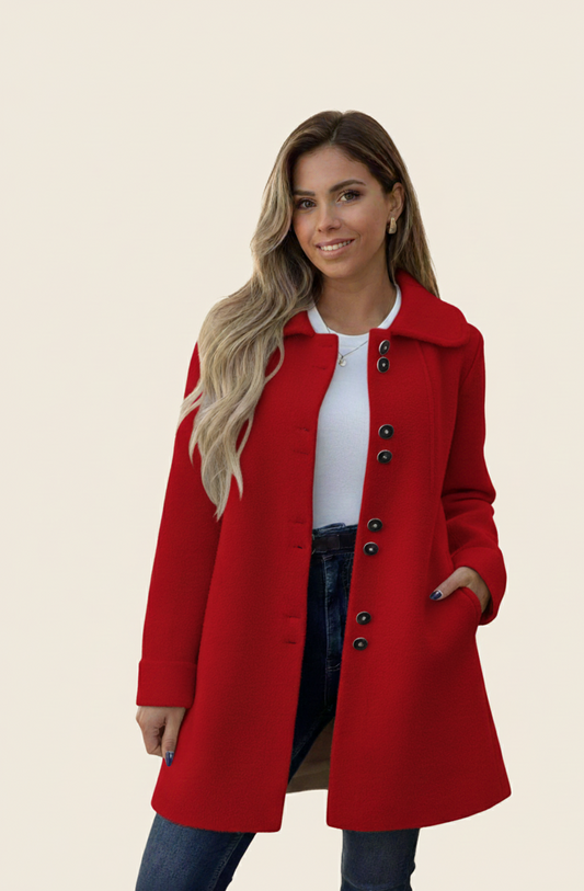 Dames Peacoat Winterjas – Tijdloos, Elegant en Comfortabel
