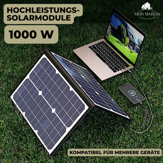Opvouwbaar Zonnepaneel Zonnigo 1000W voor Camping en Reizen