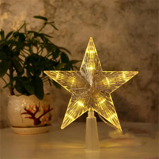 Sterrenlicht Kersttopper – LED Ster met 31 Lichtpunten voor de Boom