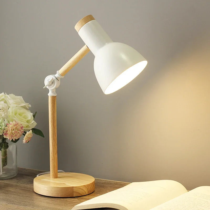 Kleurrijke Scandinavische stijl tafellamp voor interieur
