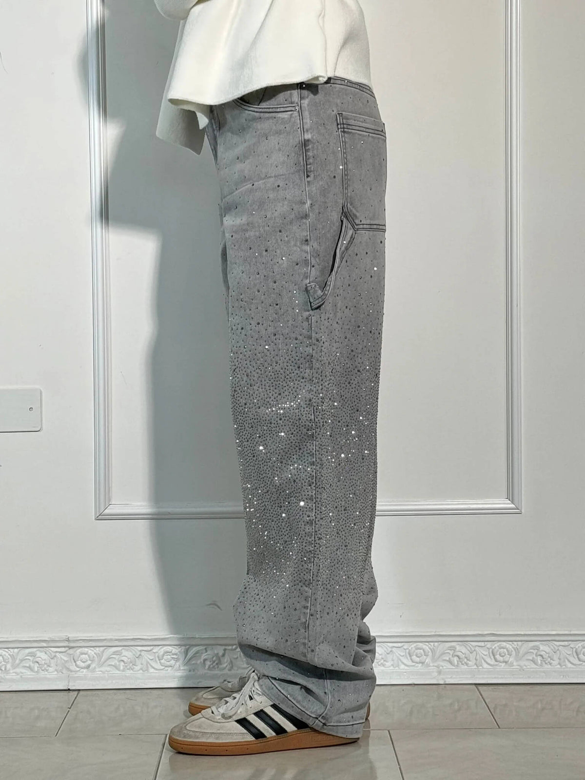 Jasmijn Dames Wijde Spijkerbroek – Loose Fit Jeans met Comfortabele Pasvorm