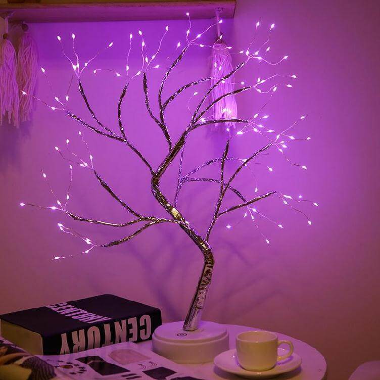 LED Tafellamp met Kleurrijke Boomverlichting
