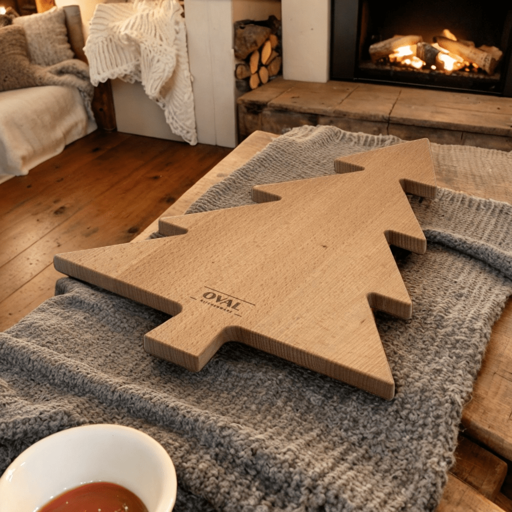 Joris Kerstboom Serveerschaal – Feestige Kerstvorm met Handvat