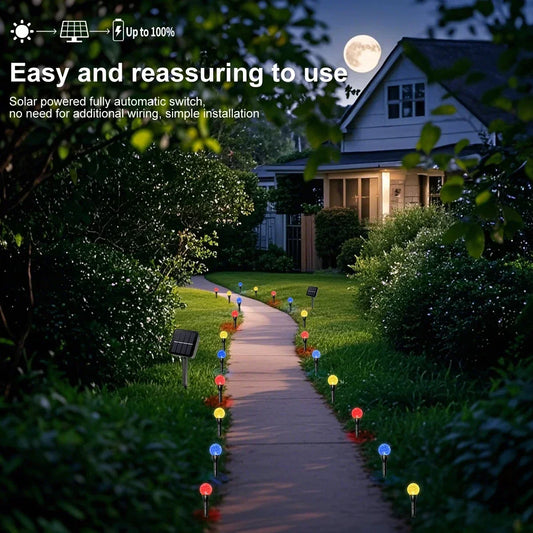 DecoGlow Zonne-Lantaarn | 15/30 LEDs | Warmwit, Koudwit & Kleurrijk | 8 Lichtstanden | Weerbestendig & DIY-vriendelijk