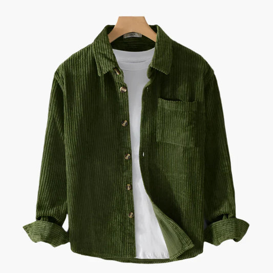 Michael – Heren Corduroy Overhemd met Knopen