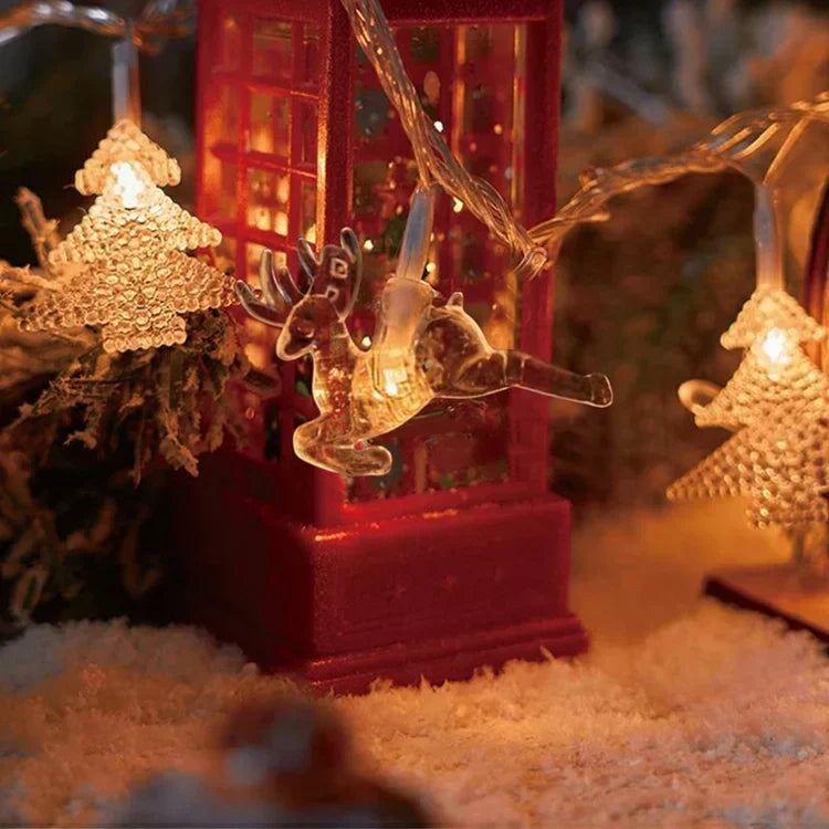 Sneeuwvlok Kerstverlichting 3 Meter met 20 LED Lampen