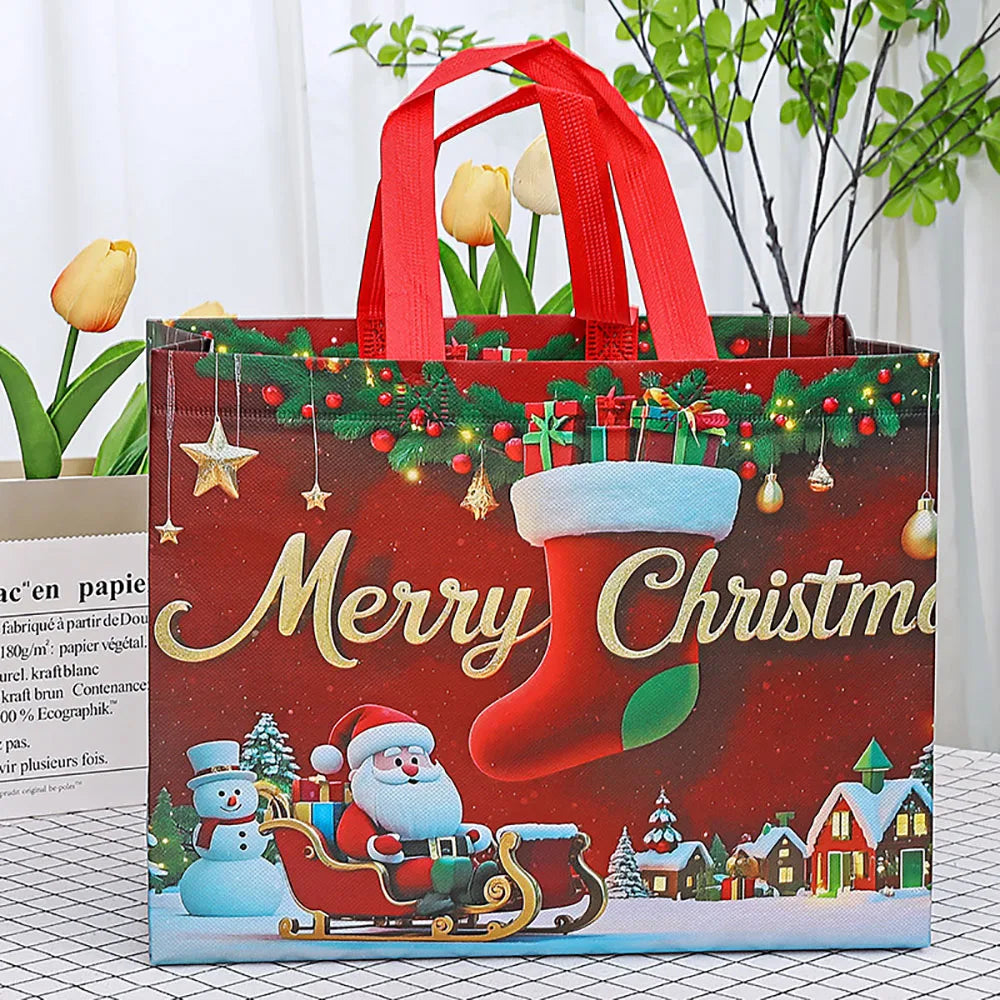 Kerstella – Herbruikbare Kerst Cadeautas 32x17x25 cm