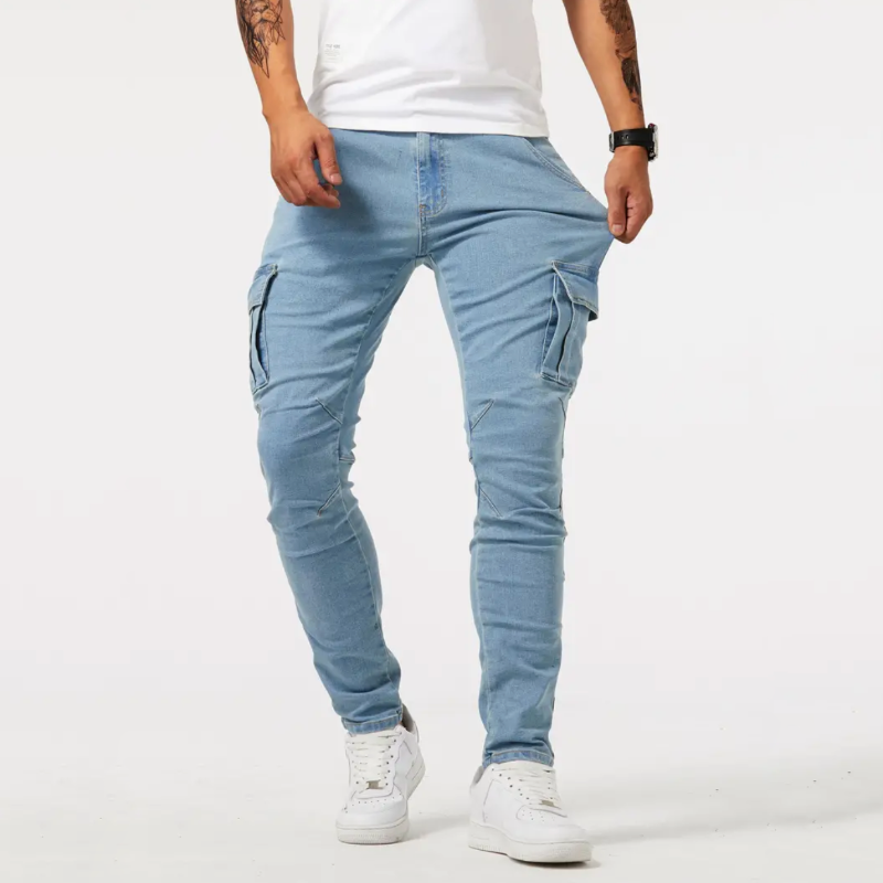 Simon Slim Fit Cargo Jogger – Herenbroek met Comfort en Stijl