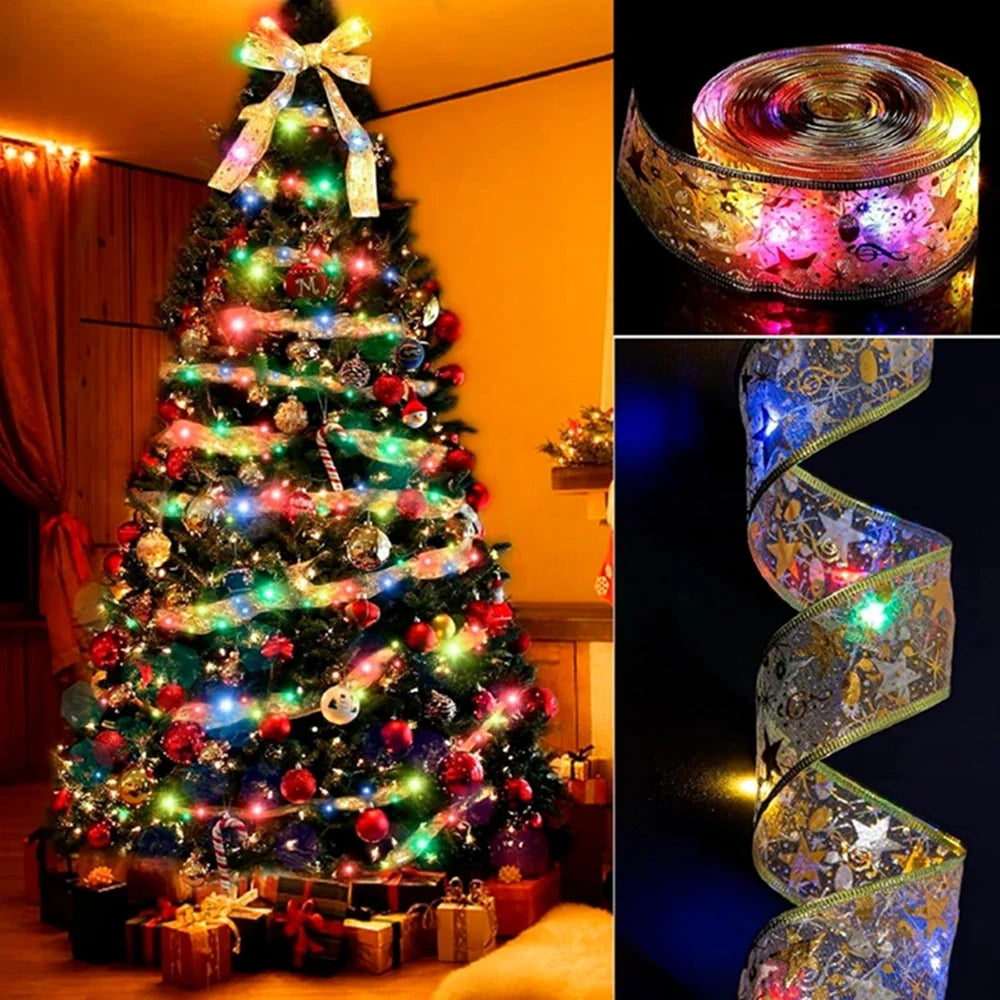 Kerst Lintslinger met LED – Batterijverlichting van 3 of 5 Meter