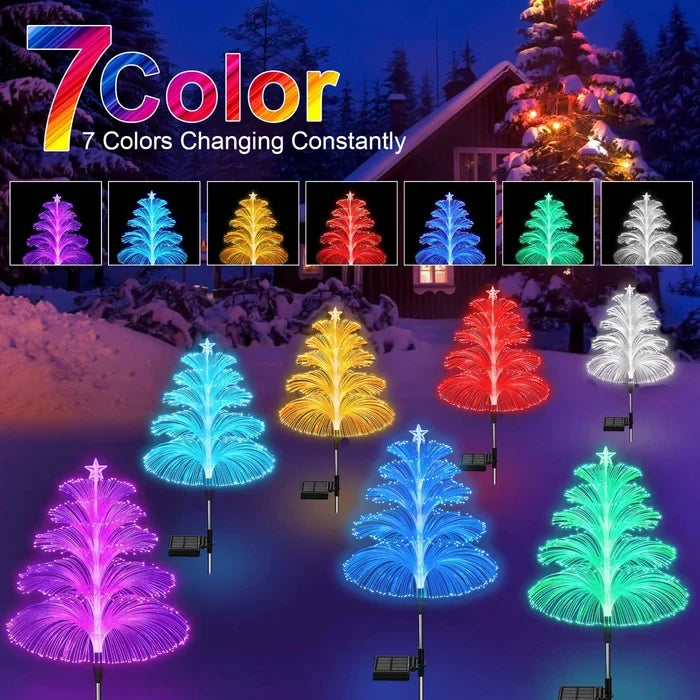Maren Solar Kerstboomverlichting – 7-Kleurige LED Tuinverlichting
